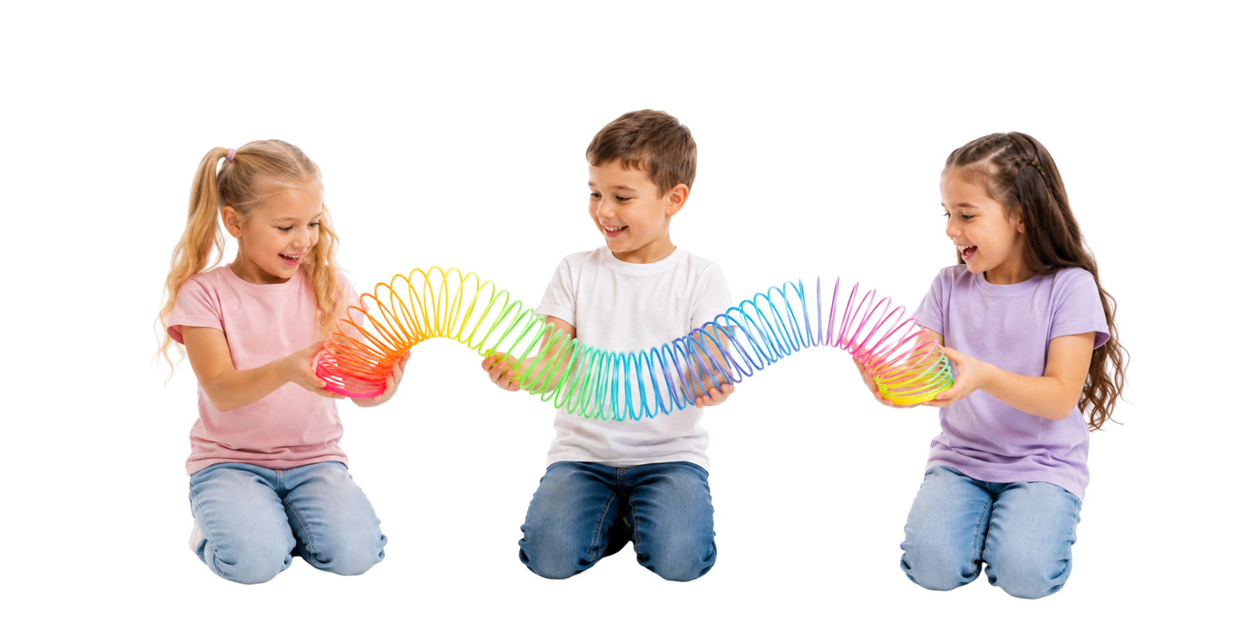 slinky та rainbow spring для дітей