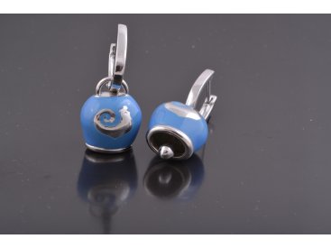 Сережки дзвіночки у стилі Chantecler, срібло - Купити