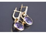 Сережки з аметистом - Купити