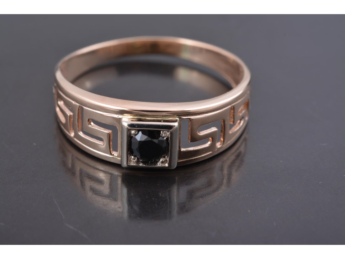 Чоловічий перстень у стилі Versace