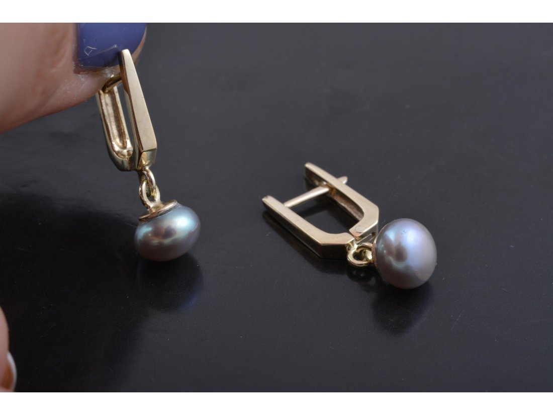 Сережки з перлами - Купити