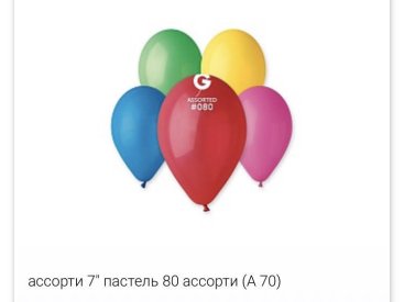Повітряні кульки A70/80 19см. - Купити