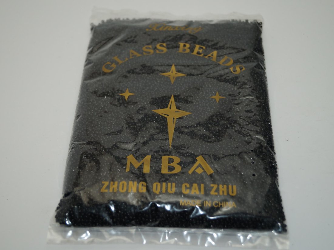 Бісер Дрібний Китайський. 450 г. №12/49,450 грамм.Чорний - Кристалік