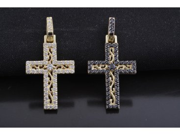 Підвіс Хрест із завитками - Купити