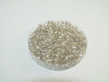 Бісер великий,Китайський. 450г. Срібний. - Купити