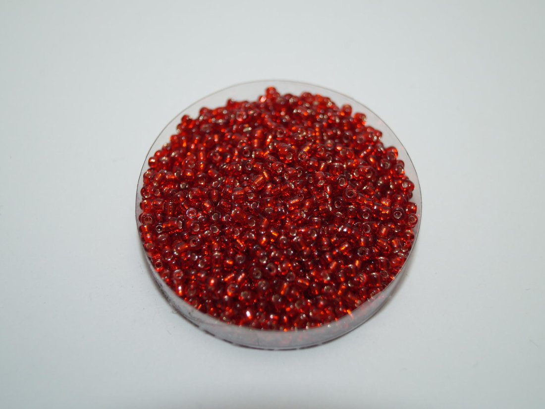 Бісер Дрібний Китайський. 450 г. №12/25 Червоний.