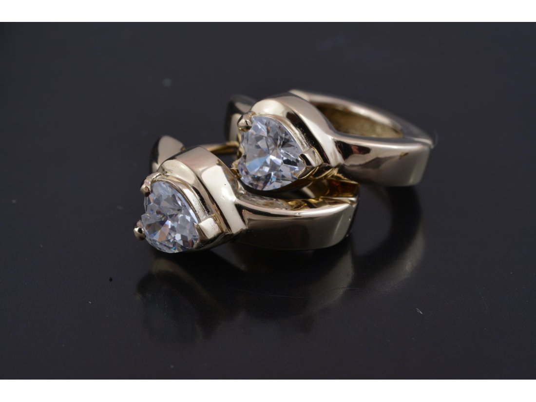 Сережки "Сердечки" - Багира