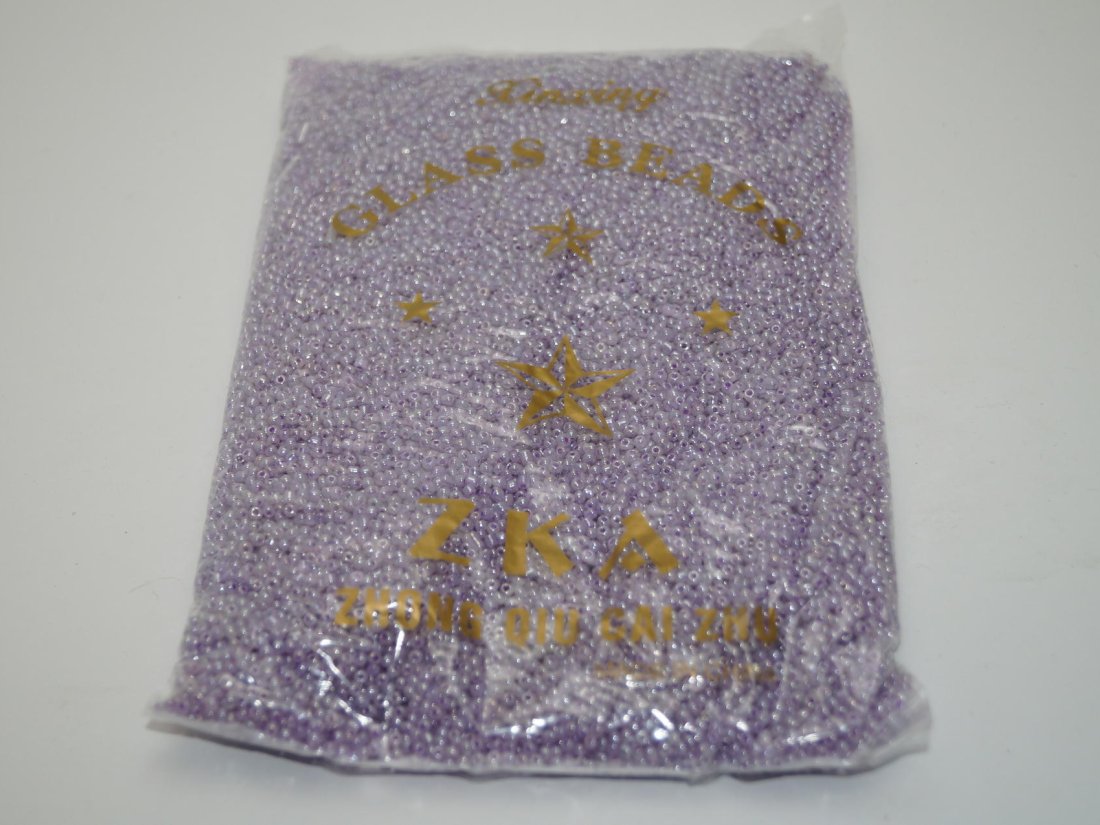 Бісер Дрібний Китайський. 450 г. №12/150 Бузковий. - Кристалік