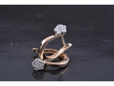 Повсякденні сережки з цирконієм - Купити