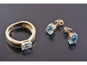 Гарнітур с топазом - Купити