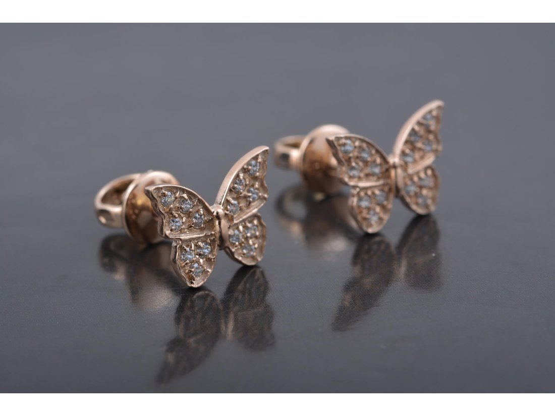 Сережки "Метелик"