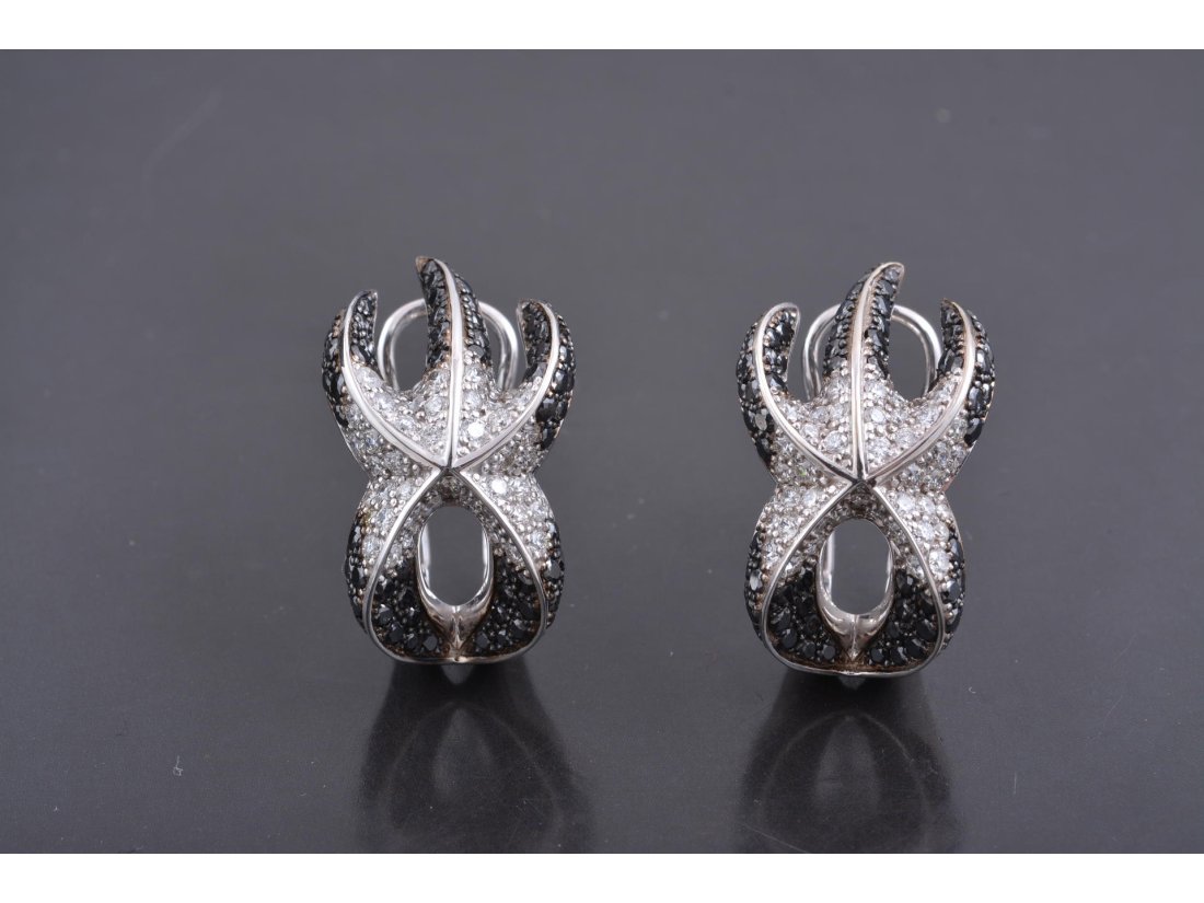 Сережки з діамантами