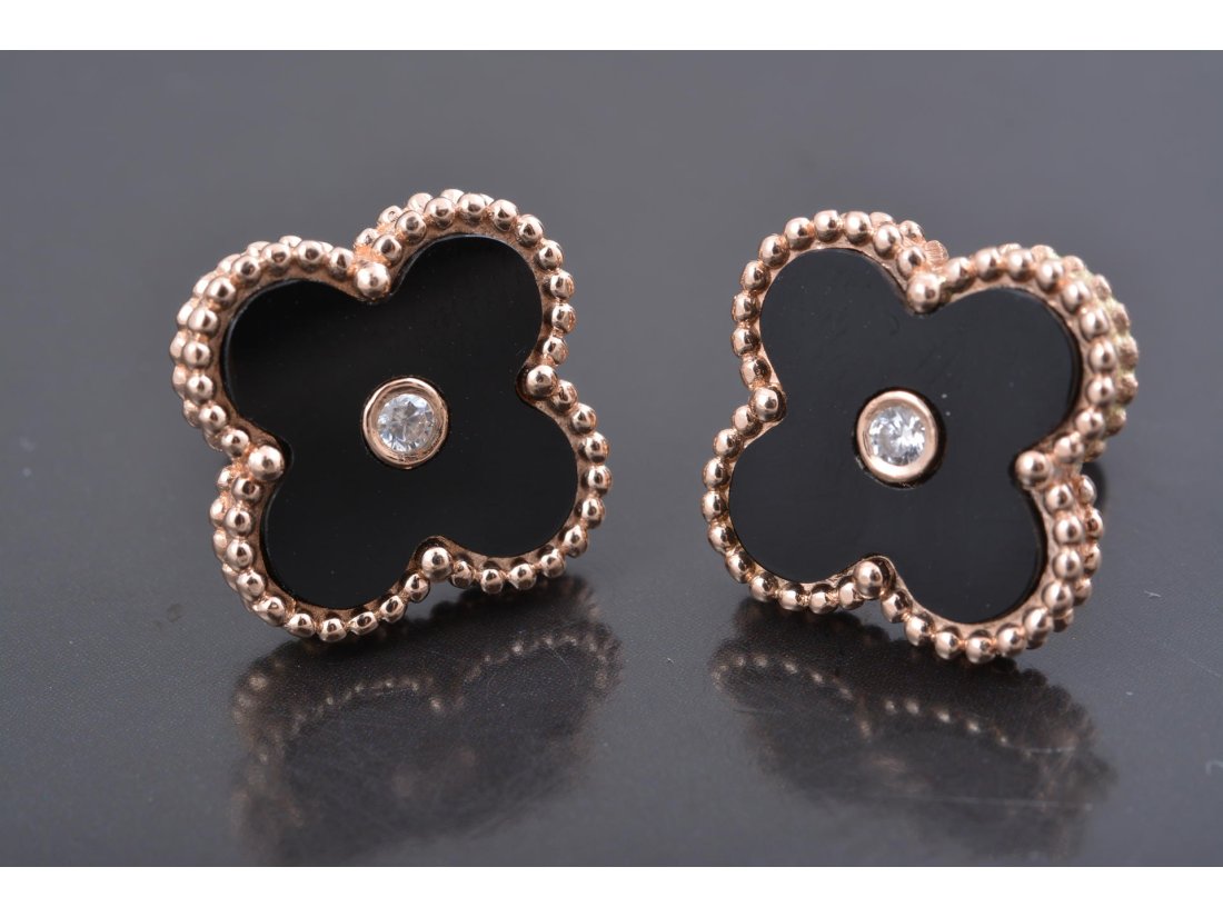 Сережки у стилі Van Cleef & Arpels - Багира