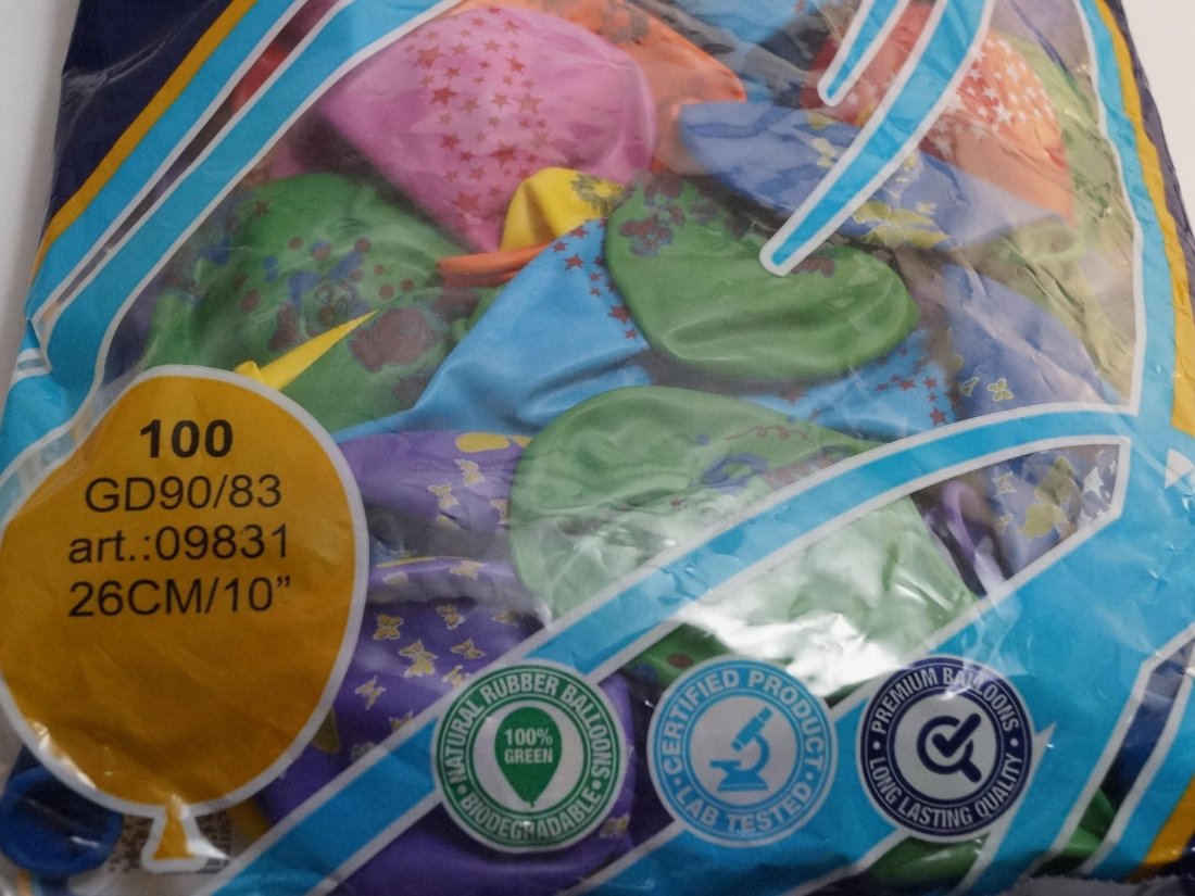 Повітряна кулька GD90/83 26см. Малюнок - Кристалік