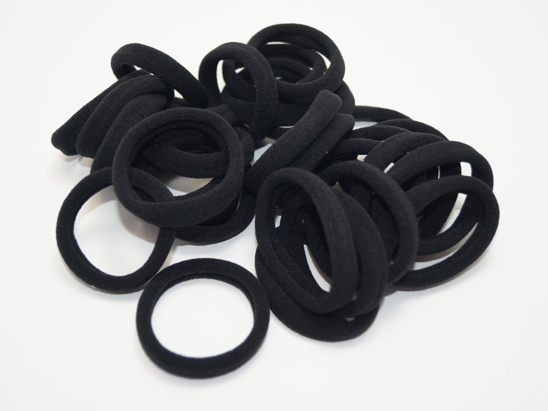 Резинки Безшовні №30.Чорні.