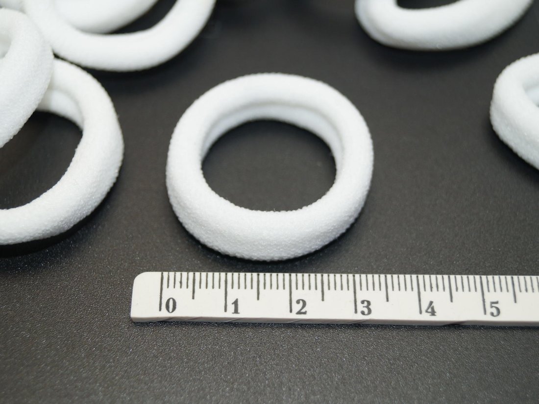 Резинки Безшовні. №50 Білі. 3.5 см. - Кристалік