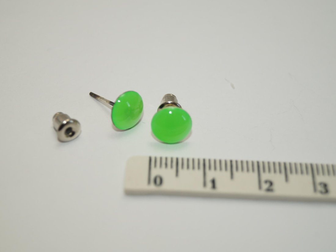 Сережки-Гвоздики Крапля. - Кристалік