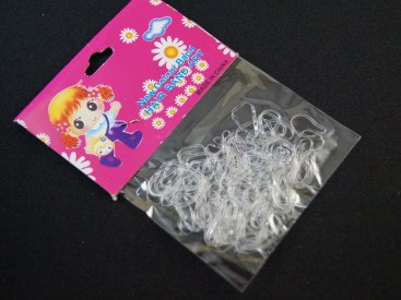 Резинки тонкі силіконові. Прозорі. - Купити