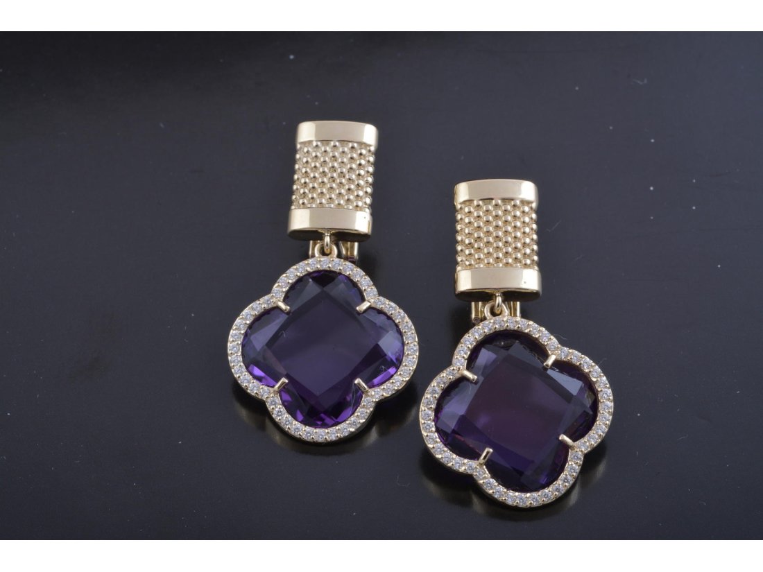 Сережки у стилі Van Cleef & Arpels