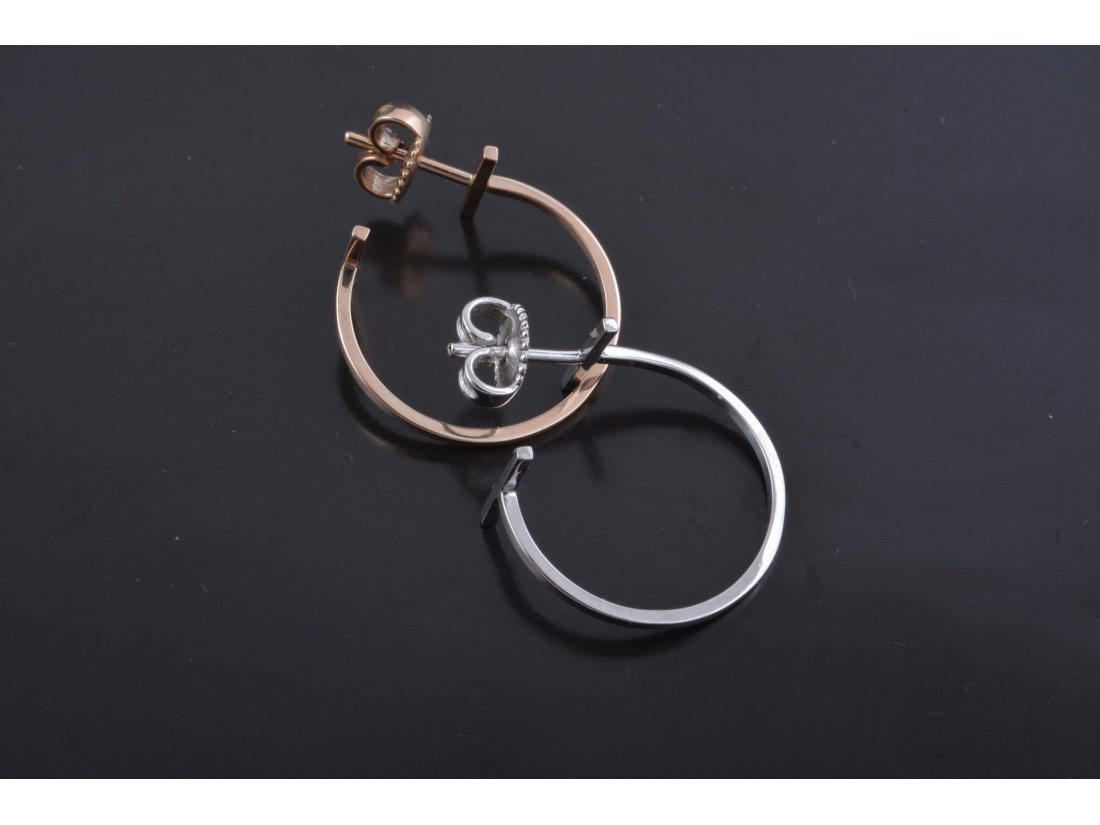 Сережки "Кільця" - Купити