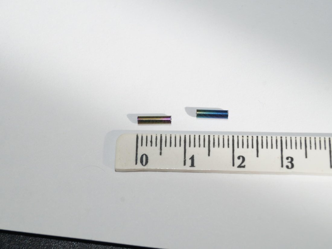 Стеклярус, фасований. Бензин. - Кристалік