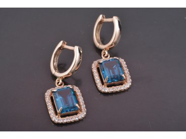 Сережки з топазом - Купити