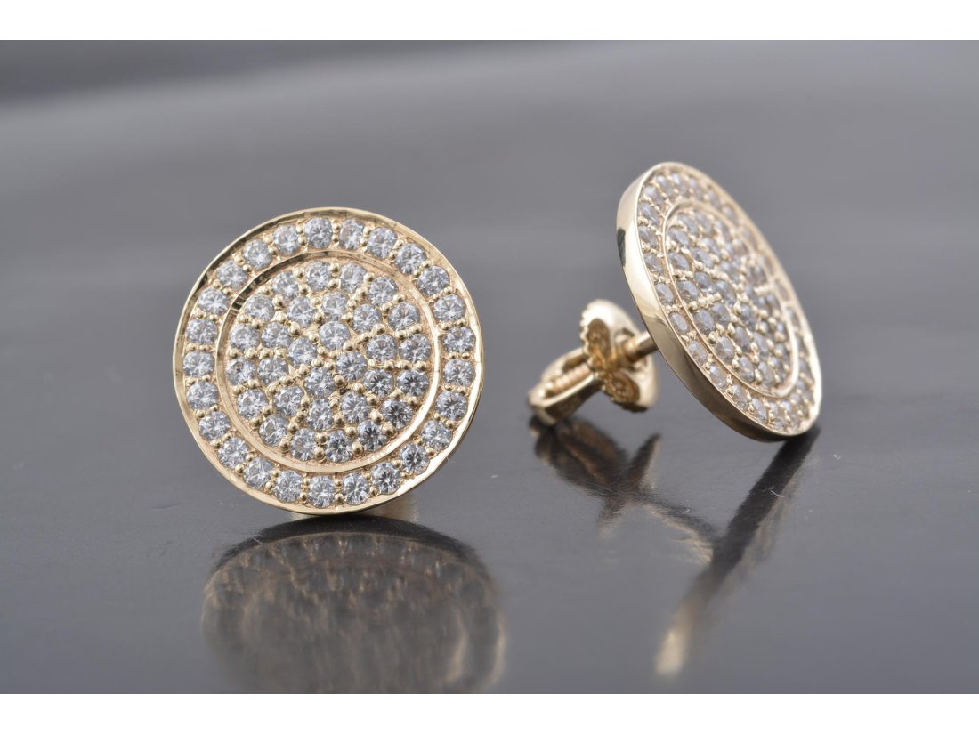 Сережки-пусети "Гудзики"