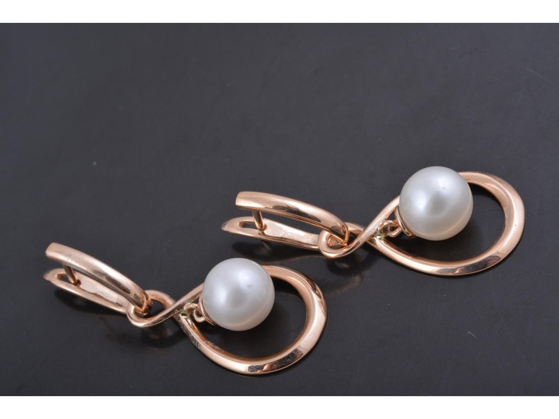 Сережки з перлами - Купити