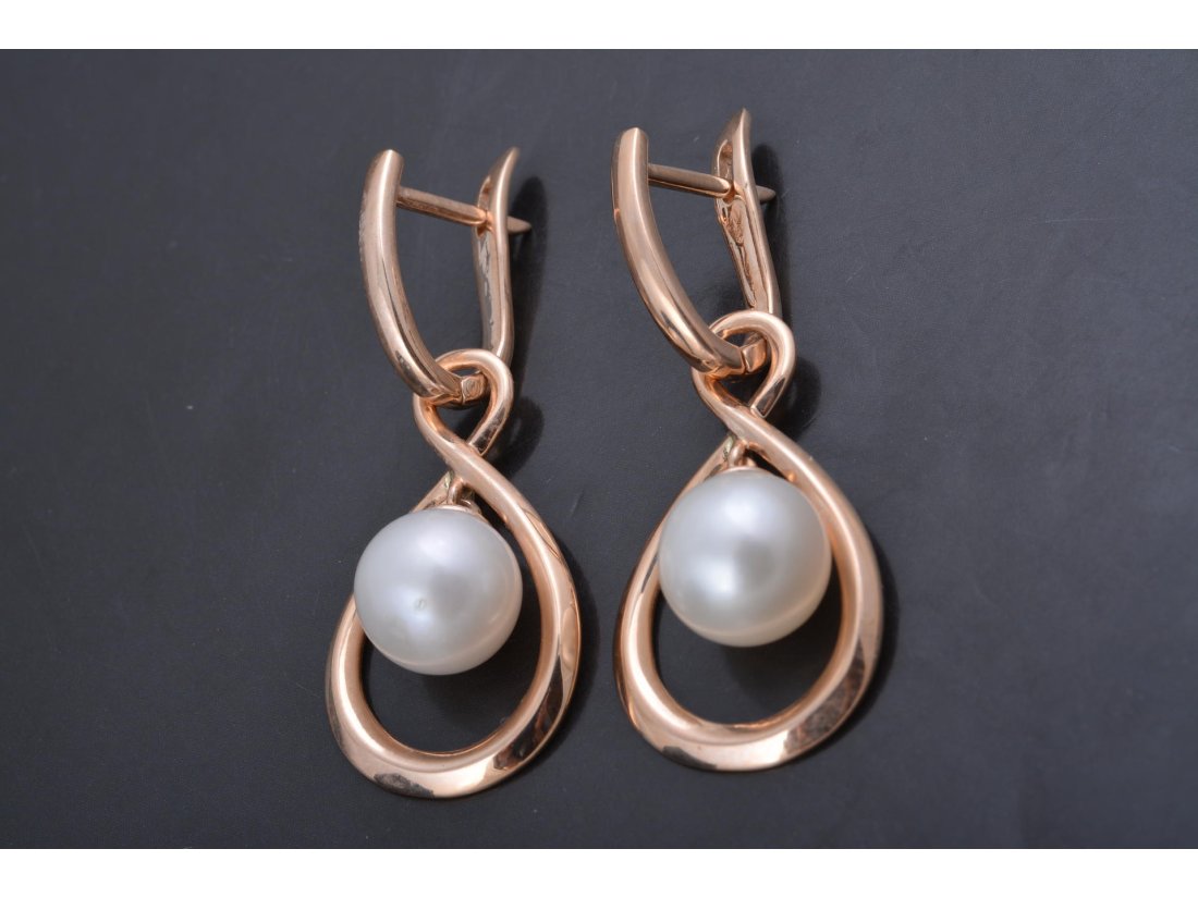 Сережки з перлами