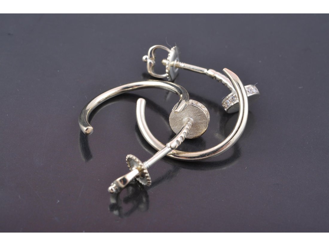 Сережки "Цвяхи" - Багира