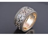 Чоловічий перстень з чорними діамантами - Купити