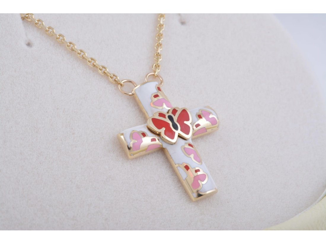 Підвіс Хрест із метеликом