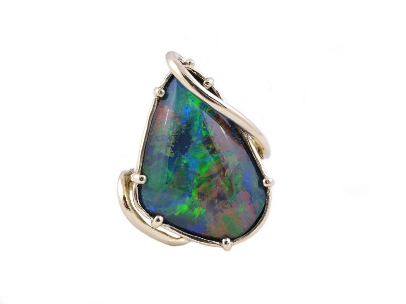 Золотий гарнітур з опалами - Фото4 Золотий гарнітур з опалами