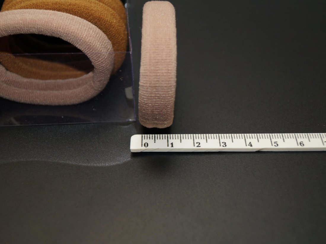 Резинки для волосся. Безшовні. 5.5 см. - Кристалік