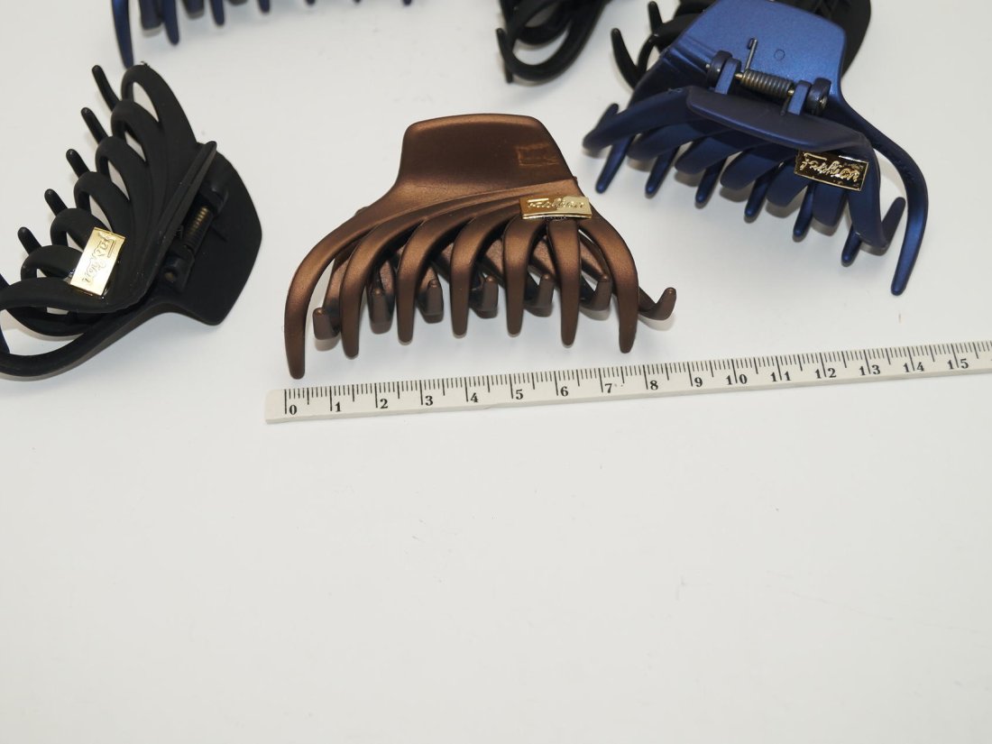 Краби для волосся. Матові 9 см. - Кристалік