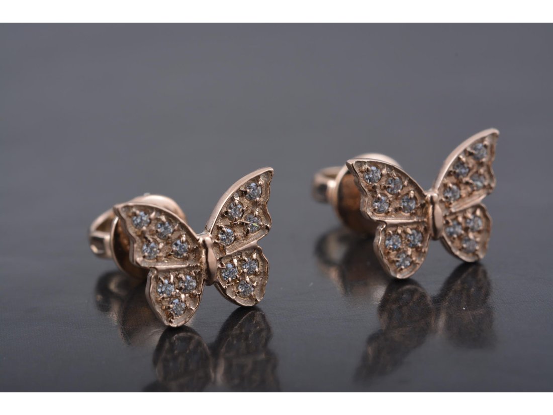 Сережки "Метелик"