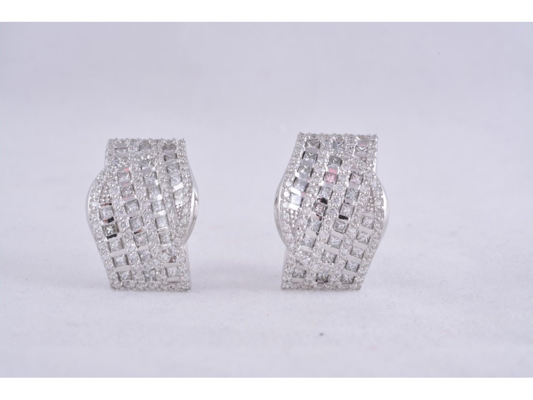 Сережки "Алмазна вишивка"