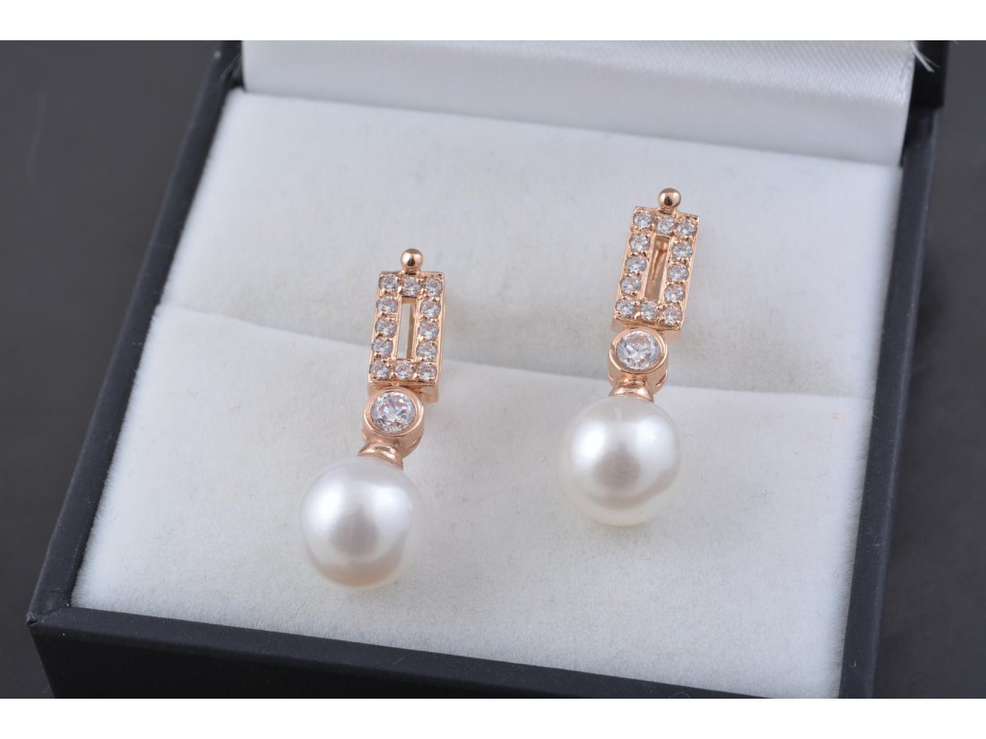 Сережки з перлами - Купити