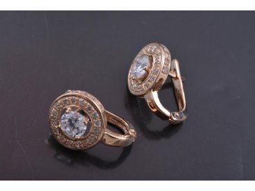 Повсякденні сережки з цирконієм - Купити