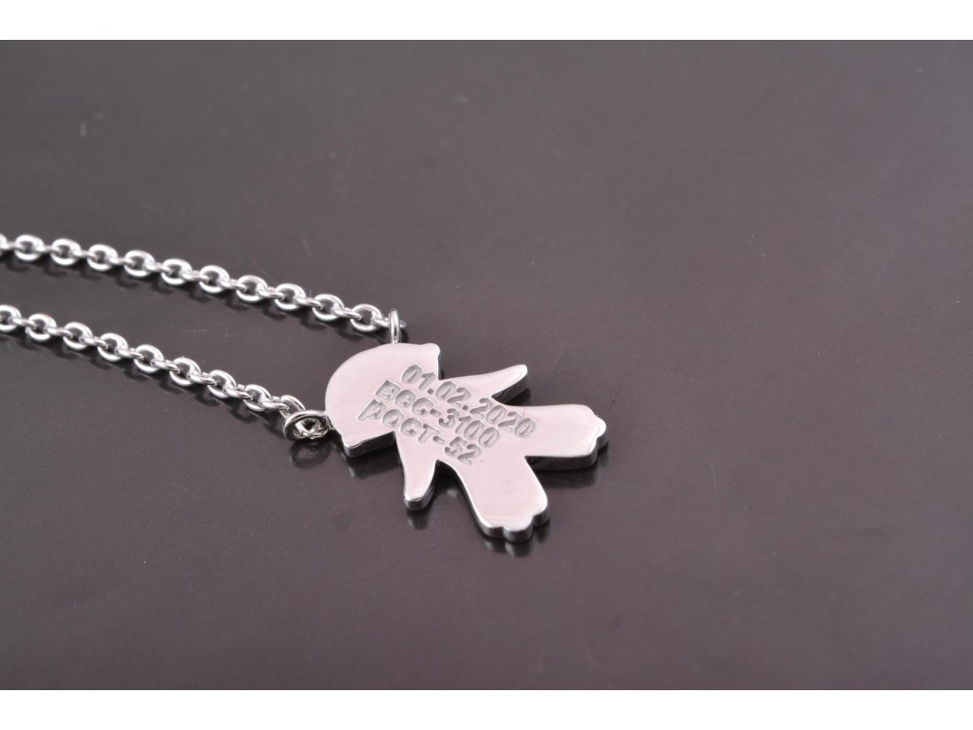 Браслет/кольє &quot;Людина&quot; з вашим гравіюванням