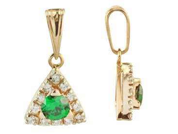 Підвіс "Трикутник" з розсипом - Фото Підвіс "Трикутник" з розсипом - Купити