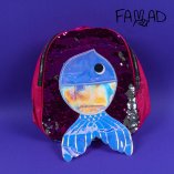 Рюкзак для девочек рыбка оптом, фото 1591