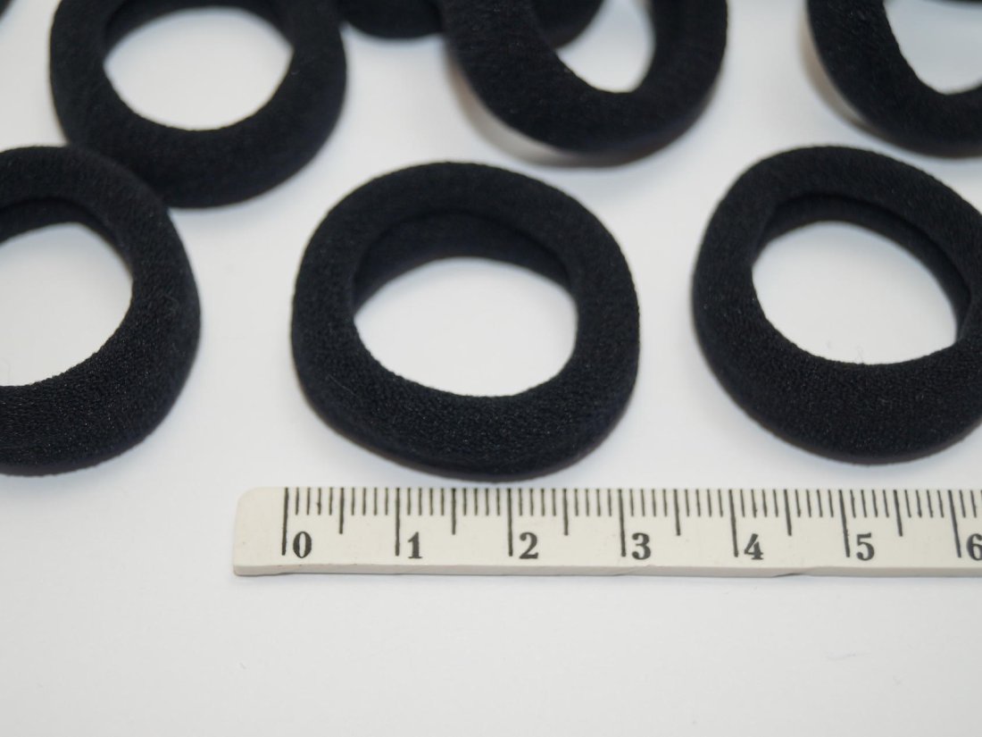 Резинки Безшовні. №50 Чорні. 3.5 см.. - Кристалік