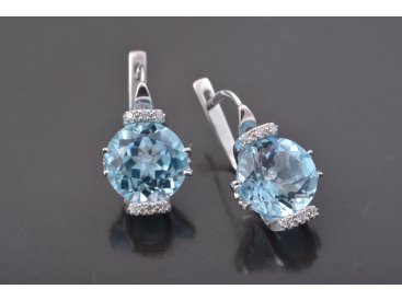 Сережки з топазом - Купити