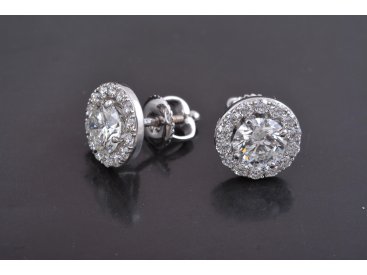 Сережки-трансформери з діамантами - Купити