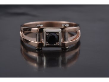 Чоловічий перстень з гвинтами - Купити