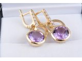 Сережки з аметистом - Багира