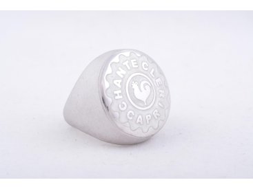 Перстень у стилі Chantecler з перламутровою емаллю - Купити