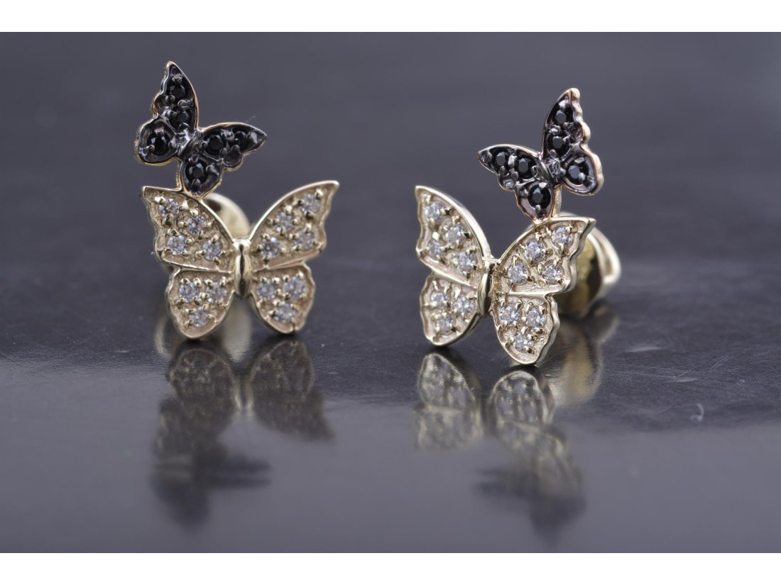 Сережки "Метелики"