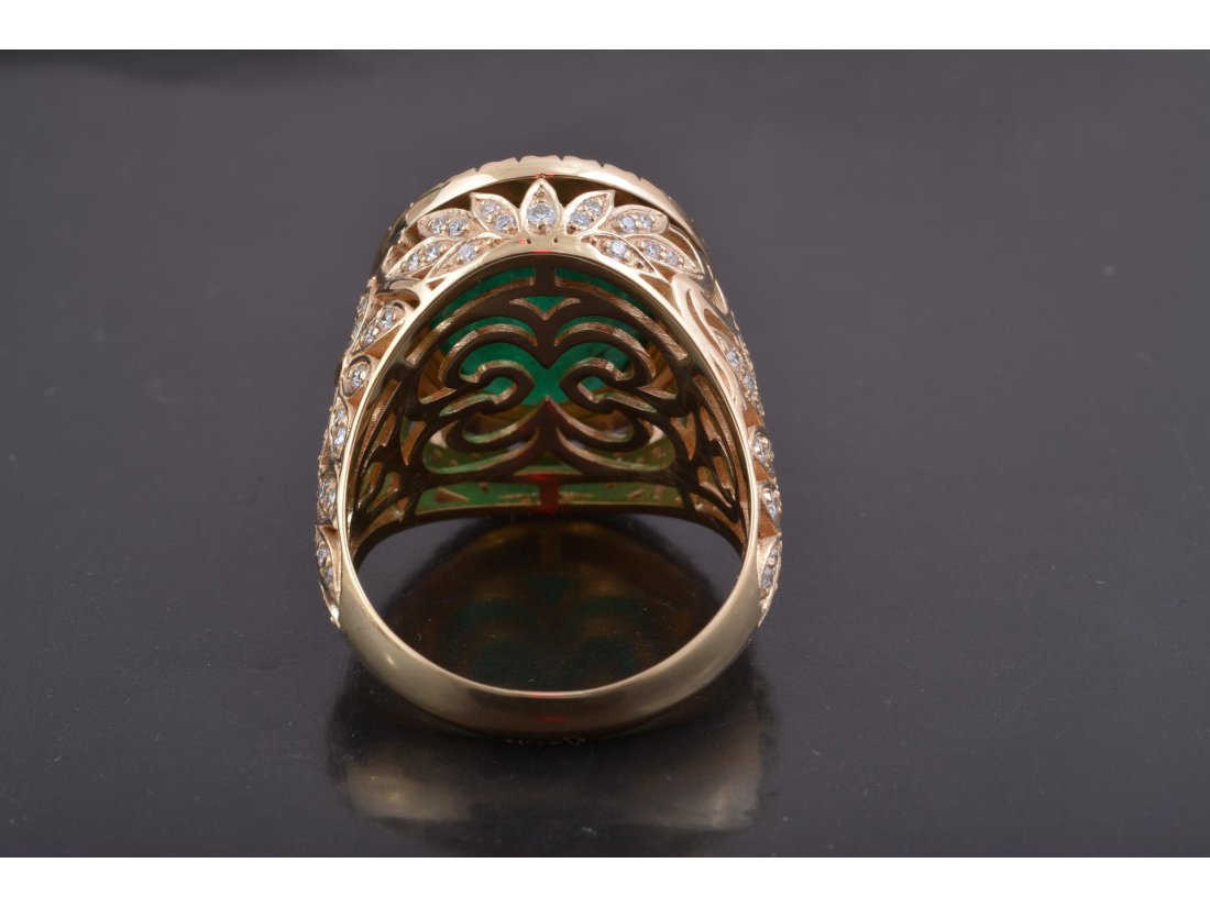 Каблучка з діамантами